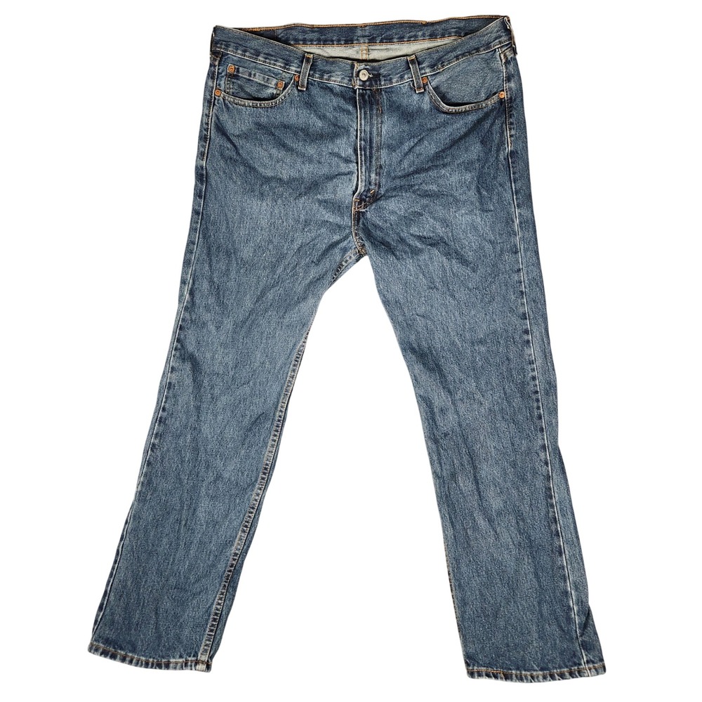 Levi's 505 Regular Fit Jeans Mens 40x30 Blue Excellent Straight Leg 00505-4886